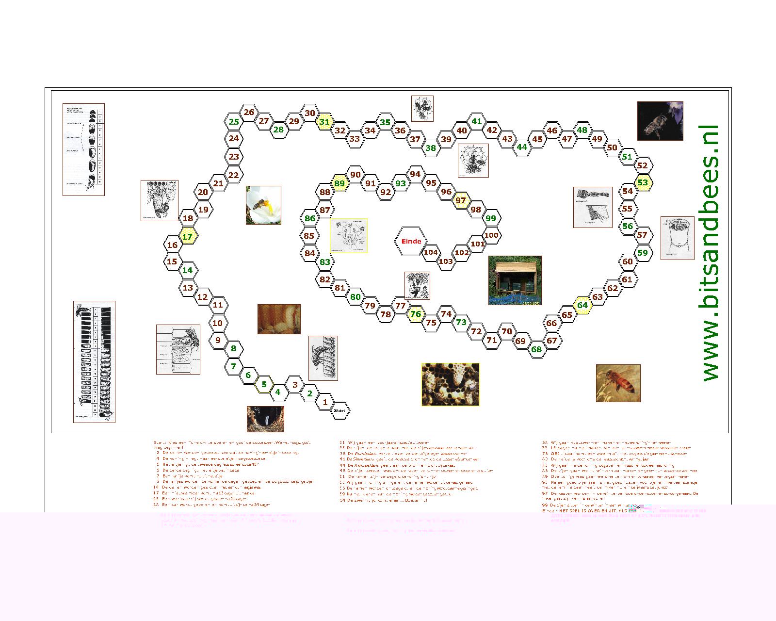 Het bord/tafelspel nu nog in zwart/wit, indien belangstelling in kleur!